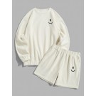 Smile Face Embroidered Polar F...